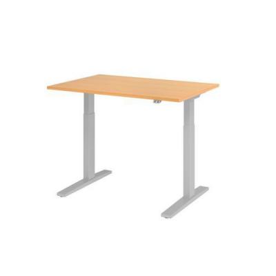 HAMMERBACHER Bureau &Eacute;lectrique S&eacute;rie Xmka 120cm H&ecirc;tre/alu