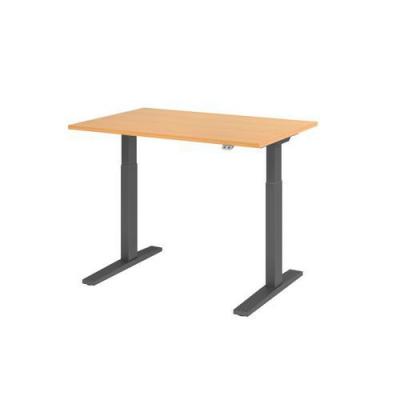 HAMMERBACHER Bureau &Eacute;lectrique S&eacute;rie Xmka 120cm H&ecirc;tre/anthra