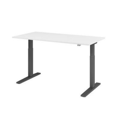 HAMMERBACHER Bureau &Eacute;lectrique S&eacute;rie Xmka 160cm Blanc/anthra