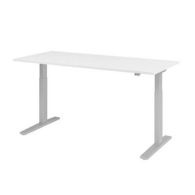 HAMMERBACHER Bureau &Eacute;lectrique S&eacute;rie Xmka 180cm Blanc/alu