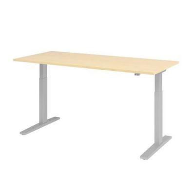 HAMMERBACHER Bureau &Eacute;lectrique S&eacute;rie Xmka 180cm &Eacute;rable/alu