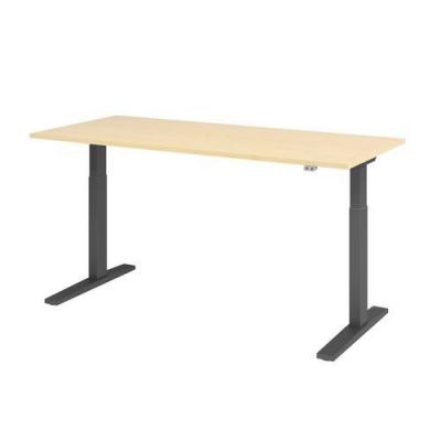 HAMMERBACHER Bureau &Eacute;lectrique S&eacute;rie Xmka 180cm &Eacute;rable/anthra