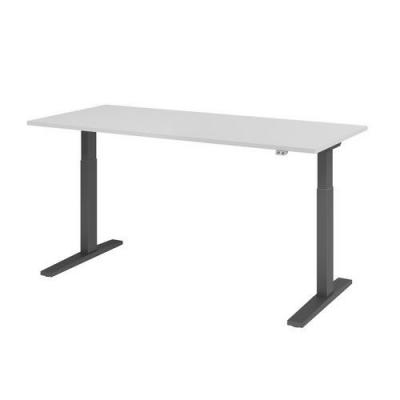 HAMMERBACHER Bureau &Eacute;lectrique S&eacute;rie Xmka 180cm Gris/anthra