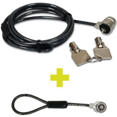 PORT C&acirc;ble de s&eacute;curit&eacute; Twin Head 901201 - Pour ordinateur able