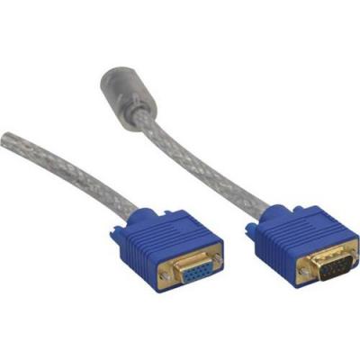 GENERIQUE Tecline - rallonge de cable VGA - HD-15 (VGA) pour HD-15 (VGA) - 5 m