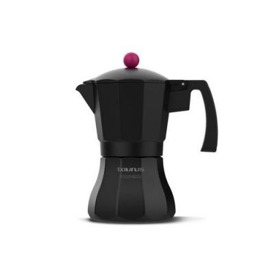 TAURUS Cafeti&egrave;re italienne  kcp9009i 9t noir aluminium (9 tasses)