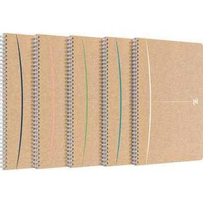 OXFORD Cahier  Touareg 210x297 180p 90g Recycl&eacute; Seyes Assorti