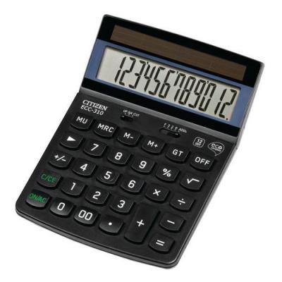 CITIZEN  Calculatrice de Bureau ECC 310 ECO - Noir