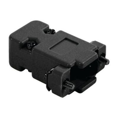 MCAD Capot DB25 - plastique noir &agrave; vis courtes