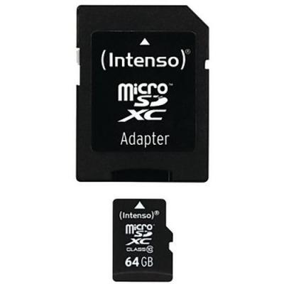 INTENSO Carte micro sdhc  64go class 10 3413490