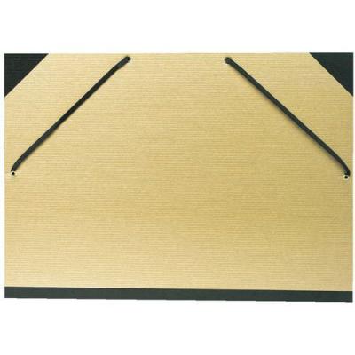 EXACOMPTA Cart.&agrave; Dessin 32x45 Elast. Kraft - Kraft Brun - X 10 - 