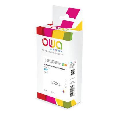 OWA Cartouche Compatible Hp 62 Xl Cyan Magenta Yellow - 
