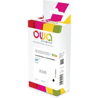 OWA  Cartouche d'encre remanufactur&eacute;e compatible HP 338 C8765EE - Noir