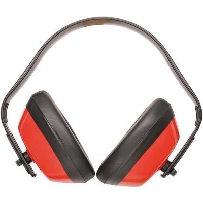 PORTWEST  Casque Antibruit Classique, Couleur: Rouge, PW40RER