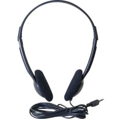 MANUTAN Casque St&eacute;r&eacute;o Eco Jack 3.5 mm noir