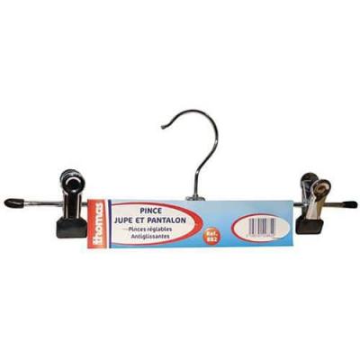 THOMAS Cintre fil &agrave; pinces -  - 30cm - Antioxydant - PVC - M&eacute;tal