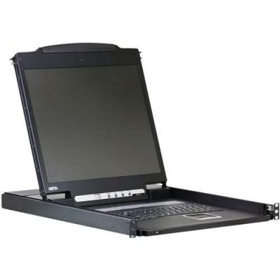 ATEN  CL1000N console KVM LCD 19' simple rail VGA/PS2+USB