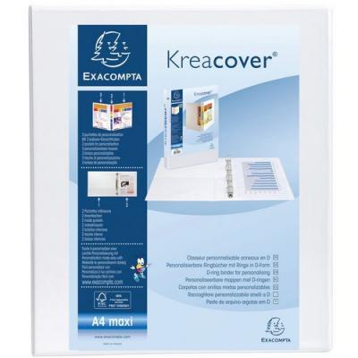 EXACOMPTA Class. Pp Personnalisable Kreacover 4 Ann. 20mm A4 Max Blanc