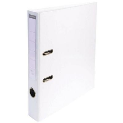 EXACOMPTA Classeur  &agrave; levier 32x29cm PVC Dos 50mm Blanc