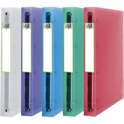 ELBA Classeur Oxford 2nd Life A4+ D40 4 Annx Pp Translucide Ass.