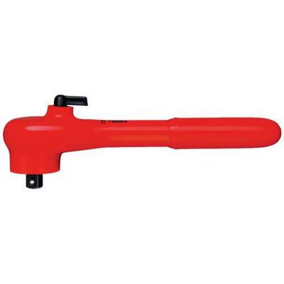 KNIPEX Cl&eacute; &Agrave; Cliquet R&eacute;versible 3/8" Isol&eacute;e 1000v Longueur 190mm