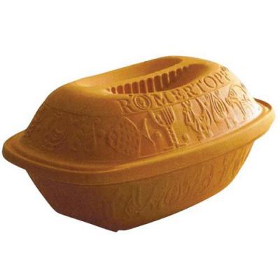 ROMERTOPF Cocotte rectangulaire en terre cuite multifonction - 2 &agrave; 6 personnes