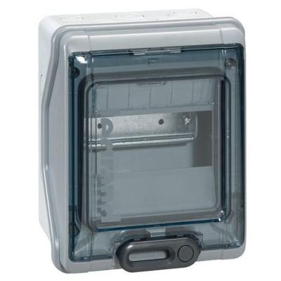 LEGRAND Coffret en saillie &eacute;tanche - 1 rang&eacute;e - 6 modules - Plexo - 