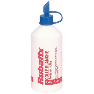  Rubafix Flacon De Colle Blanche Extra Forte 125g Avec Embout &Eacute;taleur