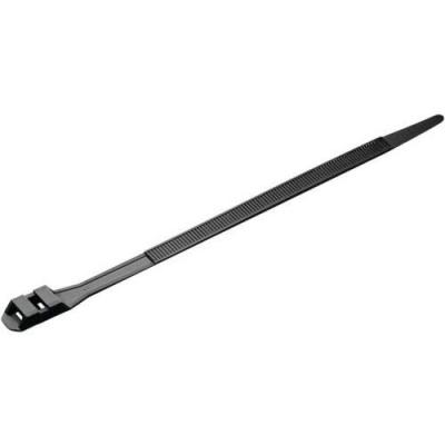 DEXLAN Lien serre-c&acirc;bles noir nylon 66 - 100 pcs - 180 x 9 mm