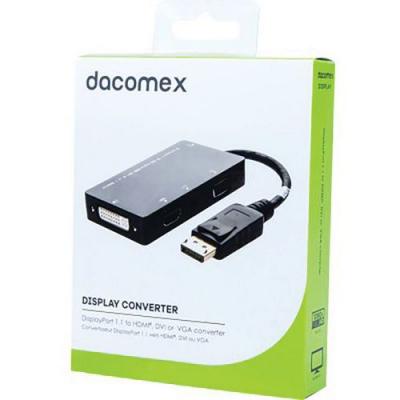 DACOMEX  Convertisseur DisplayPort 1.1 vers HDMI, DVI ou VGA