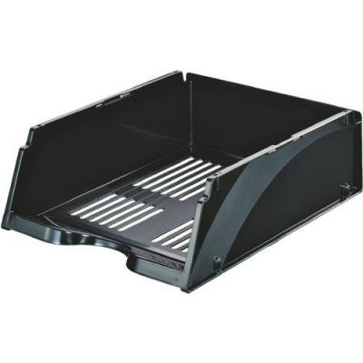  Lot de 6 Corbeille &agrave; courrier Transit Jumbo A4+, Coloris Noir