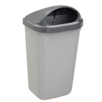 ROSSIGNOL Corbeille murale 50 litres  X&eacute;rios ext&eacute;rieur grise