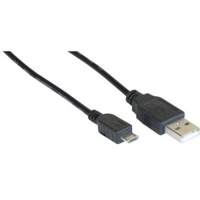 DEXLAN Cordon eco USB 2.0 A / MICRO B noir - 0,5 m