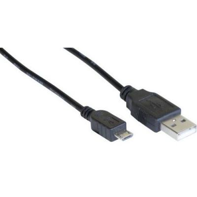 Cordon eco USB 2.0 a / Micro b Noir - 2 m