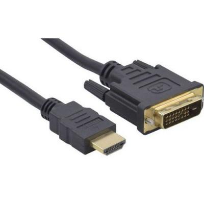 GENERIQUE EXC 127881 C&acirc;ble HDMI Type A vers DVI-D M/M Noir