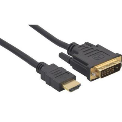 DEXLAN Cordon hdmi a male/ dvi d male- 10 m