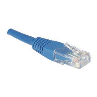 EXC Cordon RJ45 patch U/UTP CAT 5e Bleu - 5,00 m