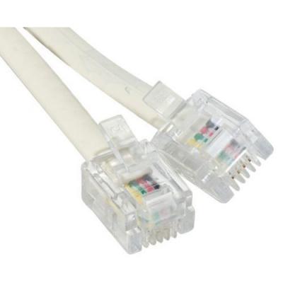 CONNECT Dexlan Cordon RJ12 6 conducteurs pour Telephonie 15 m