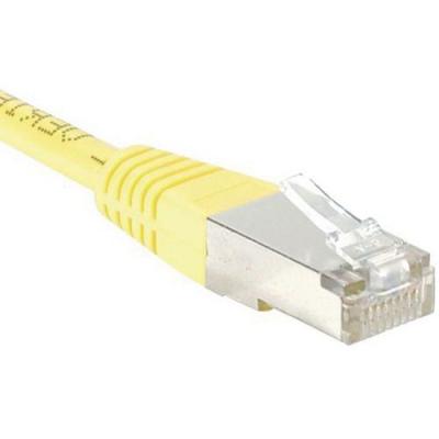 DEXLAN Cordon Rj45 Budget Cat&eacute;gorie 5e F/utp Jaune - 10 M