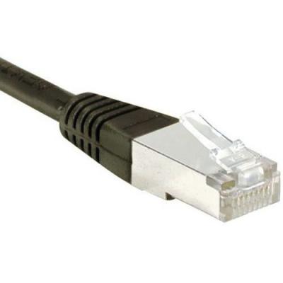 EXC Cordon Rj45 Budget Cat&eacute;gorie 5e F/utp Noir - 1 M
