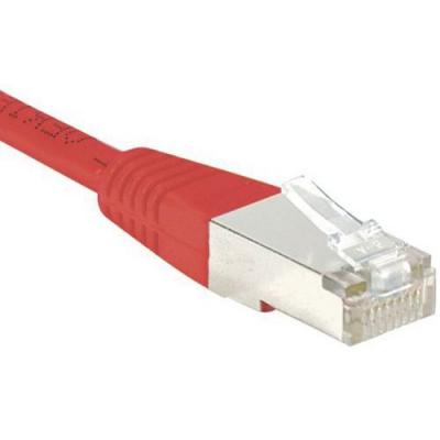 GENERIQUE Cordon Rj45 Budget Cat&eacute;gorie 5e F/utp Rouge - 20 M