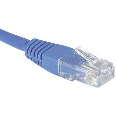 MANUTAN Cordon Rj45 Budget Cat&eacute;gorie 5e U/utp Bleu - 1 M