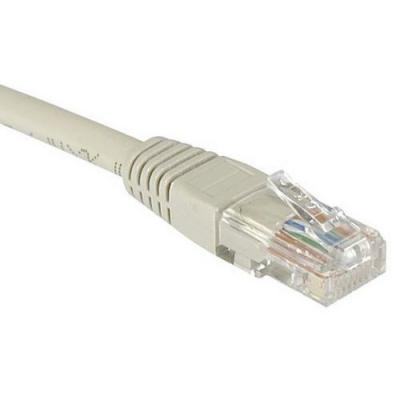 Cordon RJ45 patch UTP CAT5e alu / cuivre - 10,00 m