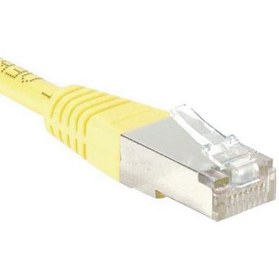 EXC Cordon Rj45 Budget Cat&eacute;gorie 6 F/utp Jaune - 25 M