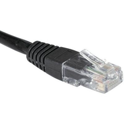 GENERIQUE Cordon Rj45 Budget Cat&eacute;gorie 6 U/utp Noir - 15 M