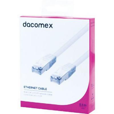 DACOMEX  Cordon RJ45 CAT. 6 F/UTP blanc - 0,5 m