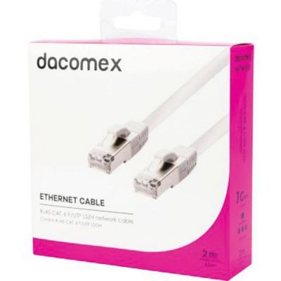 DACOMEX Cordon RJ45 cat. 6 f/utp lsoh snagless blanc - 2 m (199053) - 
