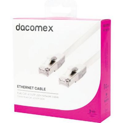 DACOMEX  Cordon RJ45 CAT. 6 F/UTP LSOH snagless blanc - 3 m
