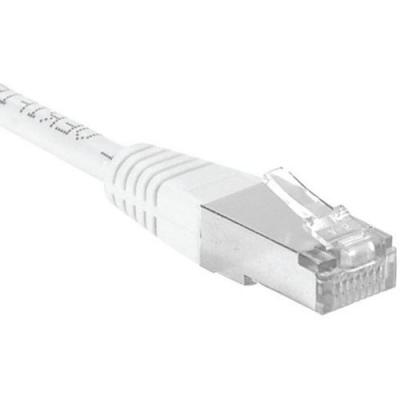 DEXLAN  Cordon RJ45 CAT 6A S/FTP blanc - 0,5 m