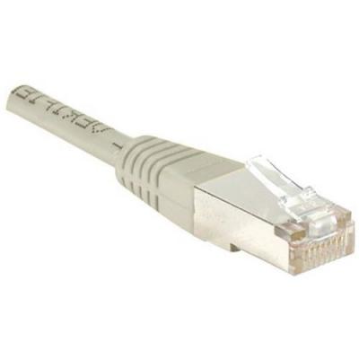 EXC Cordon RJ45 cat&eacute;gorie 5e F/UTP gris - 0,5 m